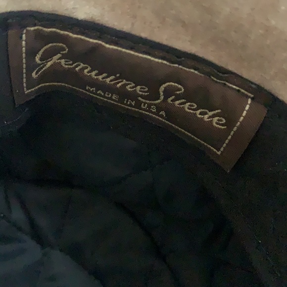 Vintage Sima International Bucket Hat Genuine Suede Made in USA Sz Small Unisex - Picture 5 of 6